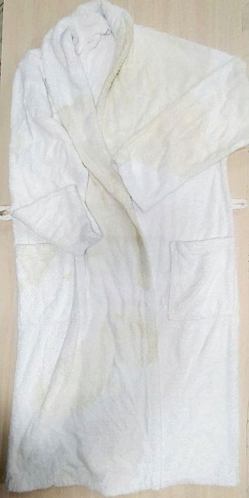 Халат белый до